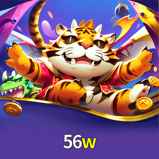 Imagem promocional da 56w mostrando a plataforma e suas vantagens